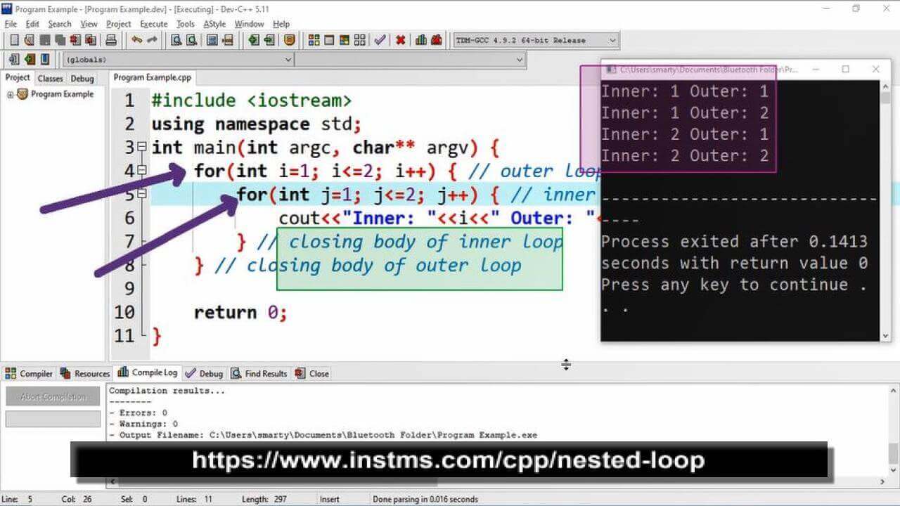 nested-loop-cpp-tutorial